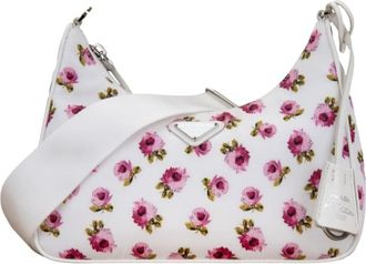 Prada Bloemenstijl Dames Schoudertas - Dames - Schoudertassen - Veelkleurig - ONE Size - Tassen