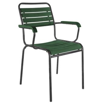 Schubiger M&ouml;bel Holzlatten-Stuhl Rigi mit Armlehnen