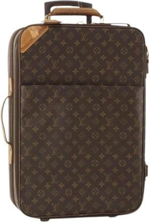 Louis Vuitton Pre-owned Bags, female, Brown, Size: ONE SIZE Pre-owned Monogram Canvas Suitcase
