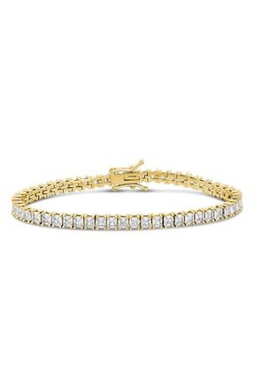 SHYMI Cubic Zirconia Tennis Bracelet in Gold at Nordstrom, Size 7