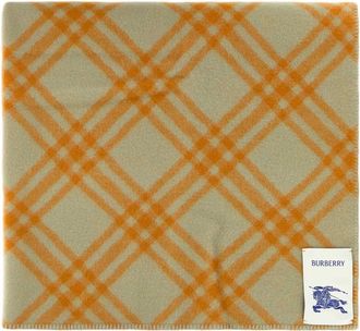 Burberry Geborduurde wollen deken - Dames - Wintersjaals - Veelkleurig - ONE Size - Wol - Accessoires