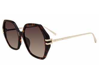 Chopard Brown Geometric Sunglasses SCH370M 04BL 57
