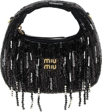 Miu Miu Black Polyester Womens Handbag
