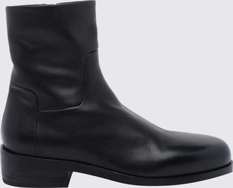 Mars&egrave;ll Gnocco Grained Leather Ankle Boots with Side Zip Closure