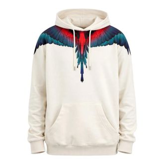 Marcelo Burlon Hoodies, male, White, Size: XL S6Cmmahs030 Hoodie