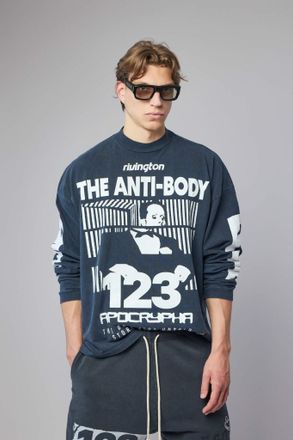 RRR123 The Anti-body Vintage LS Tee Black
