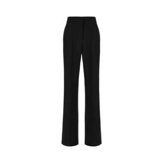 Max Mara Dames, Broeken, Zwart, Maat: XS Wol