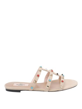 Valentino Garavani Skin Rockstud Slide Sandals