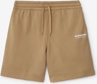 Burberry Logo Cotton Shorts