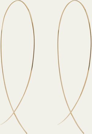 Lana Jewelry Large Upside Down Hoop Earrings in 14K Gold