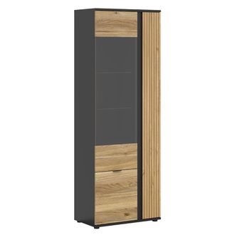 Petits Meubles Vajillero aparador 3 puertas estratificado marr&oacute;n