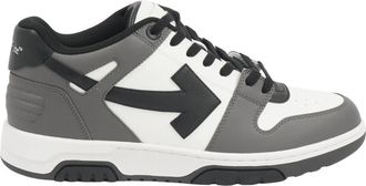 Off-white Out Of Office Sneakers - Heren - Sneakers - Grijs - 44 EU - Leer - Schoenen