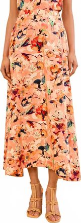 Ulla Johnson Sophea Cotton Midi Skirt In Camellia