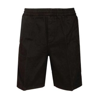 Carhartt Work in Progress Flint Shorts - Heren - Korte Broeken - Zwart - S - Katoen - Korte Broeken