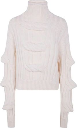 MRZ 3D Braid High Neck Sweater