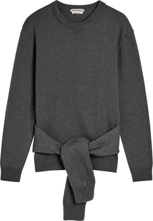 J.W.Anderson Waist Tie Wool-blend Jumper - Grey - S (UK8-10 / S)