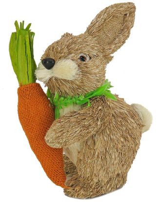 National Tree Company 12In Easter Bunny With Carrot