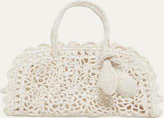 Jacquemus Le Petit Turismo Crochet Top-Handle Bag