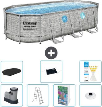 Bestway Piscina Bestway Power Steel Oval - 549x274x122 Cm - 8-piezas S598