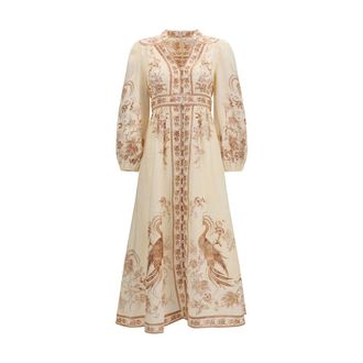 Zimmermann Linen Casual Womens Dress