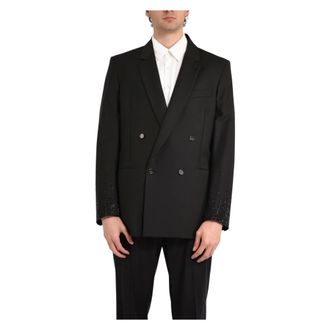 Patrizia Pepe Patrizia Pepe, Blazers, male, Black, Size: 2XL Straight-Fit Blazer