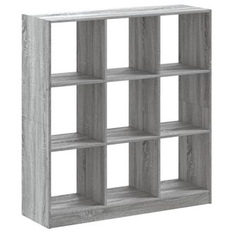 Berkfield Home Bookcase Grey Sonoma 102x32x108 cm Engineered Wood | Size: 102 x 32 x 108 cm