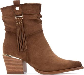 Xti Womens Suede Italian Western Booties By XTI