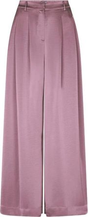 Dante6 Onique Wijde Satin Broek - Dames - Wijde Broeken - Roze - S - Polyester - Broeken