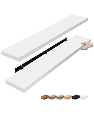 Sorbus Pack Of Two 55In Xl Floating Shelves