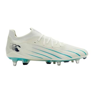 Canterbury Of New Zealand Unisex Volwassen Speed Falcon 2.0 Elite Zachte Ondergrond Rugby Schoenen (Wit/Groen)