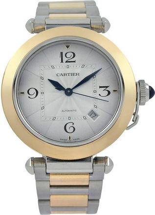 Cartier Pre-owned Cartier Pasha De Cartier Silver-tone Dial Mens Watch W2PA0009