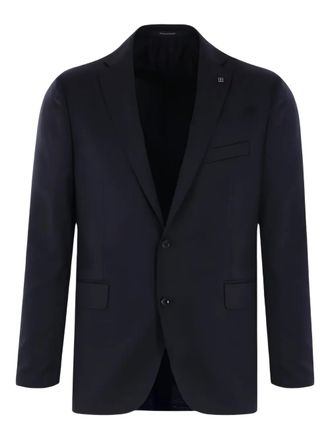 Tagliatore notched single-breasted suit - Black