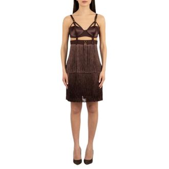 Elisabetta Franchi Mujer, Vestidos, Marr&oacute;n, Talla: S