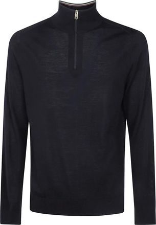 Paul Smith Truien & Vesten, Heren, Zwart, 2Xl, Wol, Trui met ritskraag