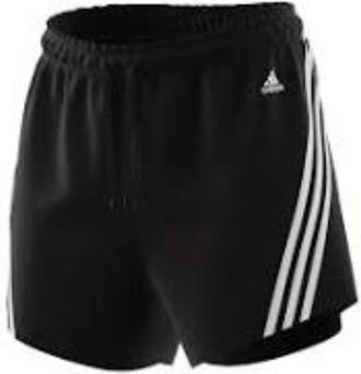 adidas (WMNS) adidas 3-Stripes Athletic Shorts Asia Sizing Black White H57305