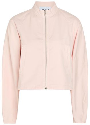 Alaia Denim Jacket - Light Pink - 40 (UK12 / M)