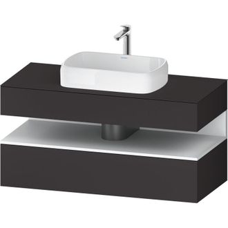 Duravit Duravit Qatego Consola Mueble Bajo Lavabo, 1 Extra&iacute;ble, 1 Caj&oacute;n