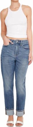 Good American The Weekender Jeans In Blue