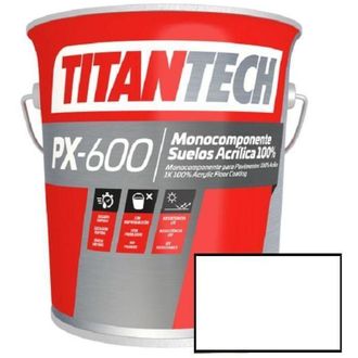 Titan Pintura Se&ntilde;alizacio Vial Blanca 4l Px-600 Monocomponente Suelo Acrilica 100%
