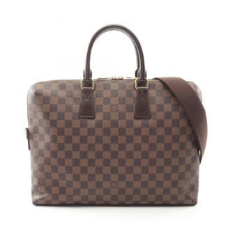 Louis Vuitton Brown Damier Canvas Coated Canvas Briefcase (Pre-Owned)