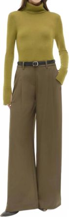 SIMKHAI Clayton Wide Leg Pant In Alligator