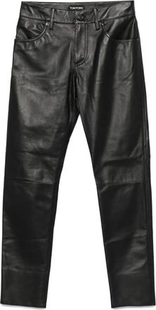 Tom Ford Pantaloni in pelle - Nero