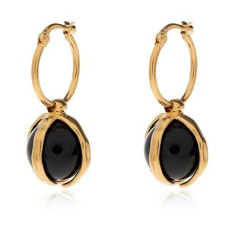 Jil Sander Earrings, female, Yellow, Size: ONE SIZE Earrings