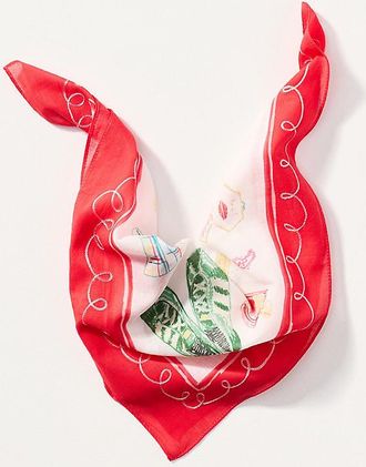 Maeve Printed Bandana Scarf