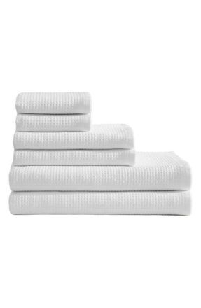 Calvin Klein Eternity 6-Piece Towel Set in White at Nordstrom