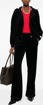 Golden Goose Womens Cotton Wide-leg Trousers - Black - Size Medium