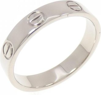 Cartier White Gold White Gold (18K) Band Ring (Pre-Owned)