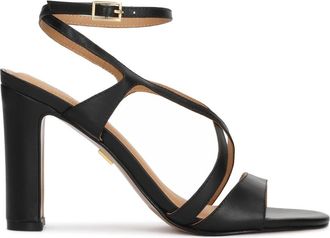 Kazar Mireve Sandal - Dames - Sandalen met hakken - Zwart - 40 EU - Leer - Schoenen