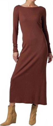 Sundays Hadley Dress In Burgundy