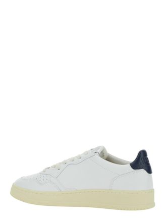 Autry Mens Sneakers Medalist Low White Leather Cow Trainers